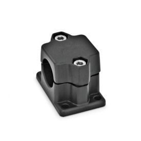 Flanged clamps, multi-piece, aluminum