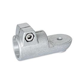  LST Swivel clamps, aluminum Type: OZ - Without centring step (smooth)<br />Surface: 8 - Blasted, matt, blasted, matt