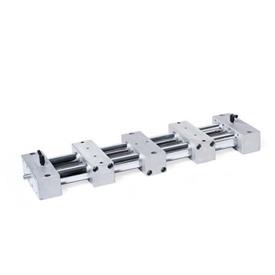  PD3E Precision double tube linear units with two independent single guide elements, configurable 