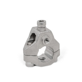  KKG Cross clamps, two-piece, stainless steel 
