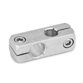  KG Kreuz-Klemmhalter, Aluminium Oberfläche: G - Aluminium gleitgeschliffen, matt