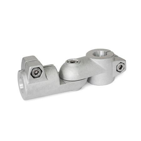  GSP Joint clamps, aluminum Type: S - Stepless adjustment
Surface: 8 - blasted, matt
