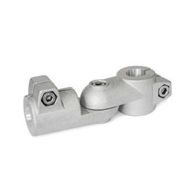  GSP Joint clamps, aluminum Type: S - Stepless adjustment<br />Surface: 8 - blasted, matt