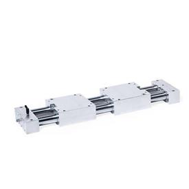  PD2DK Precision double tube linear units with two opposing double guide elements and recirculating ball screw, configurable 