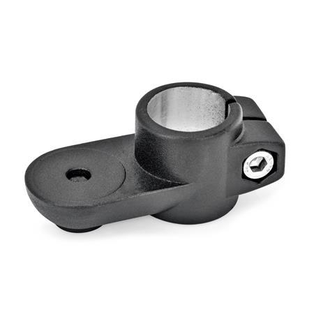  LSP Swivel clamps, aluminum Type: OZ - Without centring step (smooth)
Surface: 2 - Black, textured powder-coated, RAL 9005