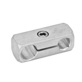  PG Parallel clamp mountings, aluminum Surface: G - Aluminum tumbled, matt