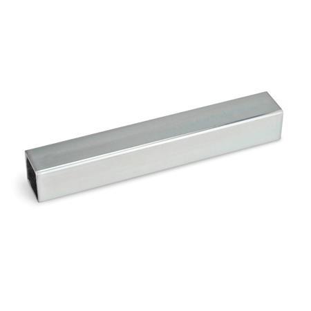  RS Konstruktionsrohre, Aluminium, Stahl, Edelstahl Oberfläche: ST - Stahl galvanisch verzinkt, blau passiviert
d<sub>1</sub> / s<sub>1</sub>: V - Vierkant