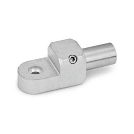  LGT T-Swivel clamp mountings, aluminum Surface: G - Aluminum tumbled, matt<br />Type: W - With bolt (stainless steel, AISI 303)