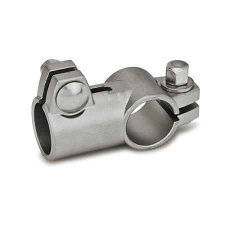  TE T-clamps, stainless steel Type: A - Without seals