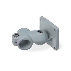  GSFQ.P Joint clamps, plastic Surface: 4 - Polyamide (PA), glass fiber reinforced, Gray matt, temperature resistant up to 100 °C, RAL 7040<br />x<sub>1</sub>: 75
