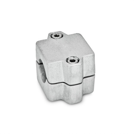  MM Muffen-Klemmverbinder, mehrteilig, Aluminium d<sub>1</sub> / s: B - Bohrung
Oberfläche: 8 - gestrahlt, matt, gestrahlt, matt