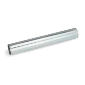  RS Construction tubes, aluminum, steel, stainless steel Surface: ST - Steel, zinc-plated<br />d<sub>1</sub> / s<sub>1</sub>: D - Diameter