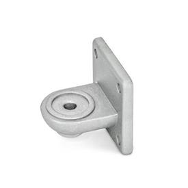  LSF Swivel clamps, aluminum Type: MZ - With centering step<br />Surface: 8 - blasted, matt