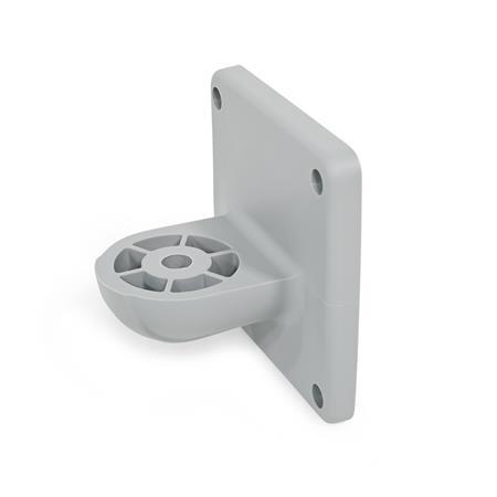  LSF.P Swivel clamps, plastic Type: OZ - Without centring step (smooth)
Surface: 4 - Polyamide (PA), glass fiber reinforced, Gray matt, temperature resistant up to 100 °C, RAL 7040
x<sub>1</sub>: 75