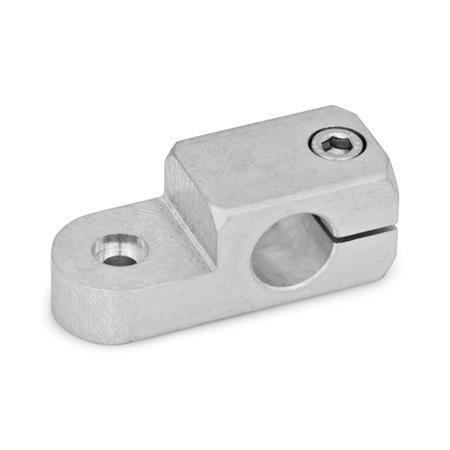  LG Swivel clamp mountings, aluminum Surface: G - Aluminum tumbled, matt
Type: Q - Clamping bore transverse to the swivel axis