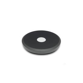  VZH Handwheels for linear units and transfer units Type: A - Without handle<br />Finish: 2 - textured finish, Textured powder-coated, Black , RAL 9005<br />d<sub>2</sub>: 50...63 - Disk handwheel