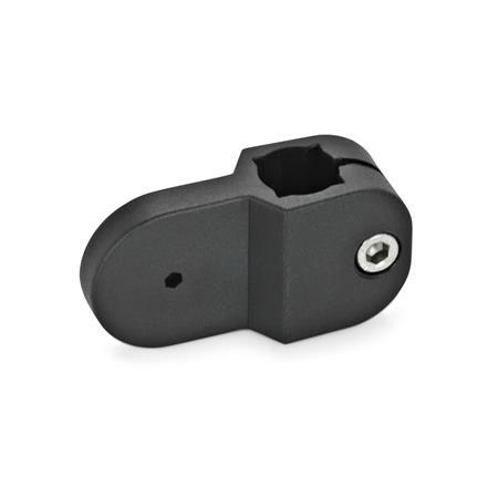  SP Fastening lugs for sensors and reflectors, plastic Type: F - For inserting specific drillings