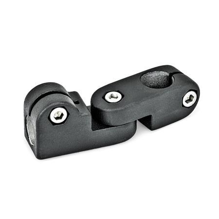  GKP Joint clamps, aluminum Surface: 2 - Black, textured powder-coated, RAL 9005