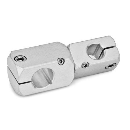  DGK Swivel cross clamp mountings, aluminum Surface: G - Aluminum tumbled, matt