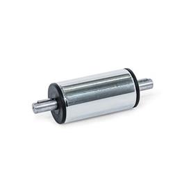  VA Drive and transfer units Material: ST - Steel, Guide tube, DIN EN 10305-4: Steel, chrome-plated, Trapezoidal thread spindle: Steel, with ball bearing, Spindle nut: Red brass / end plug: Plastic