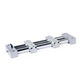  PD2E Precision double tube linear units with two opposing single guide elements, configurable 