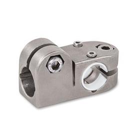  TK.E T-linear unit connectors, stainless steel 