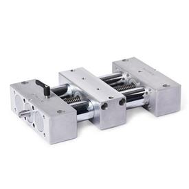  PD1E Precision double tube linear units with one single guide element, configurable 