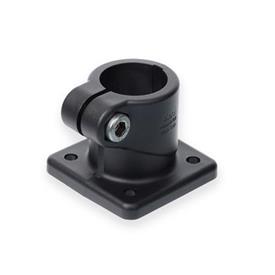 Base clamps, plastic