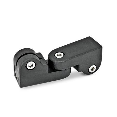  GKT Joint clamps, aluminum Surface: 2 - Black, textured powder-coated, RAL 9005