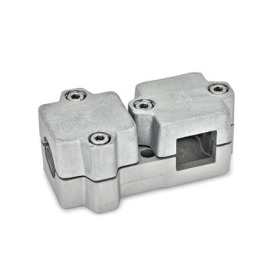  TM T-clamps, multi-piece, aluminum 