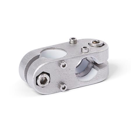  KK.Z Cross linear unit connectors for two-axis systems, aluminium d1: G - with slide insert
Surface: 8 - blasted, matt