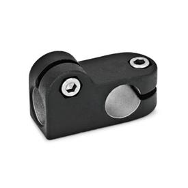  TK T-clamps, aluminum Surface: 2 - Black, textured powder-coated, RAL 9005