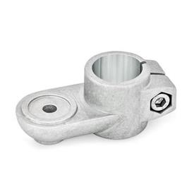 LSP Swivel clamps, aluminum Type: MZ - With centering step<br />Surface: 8 - blasted, matt