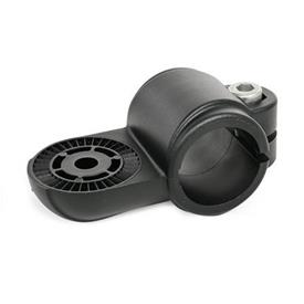  LSQ.P Laschen-Klemmverbinder, Kunststoff Typ: IV - mit Innenverzahnung<br />Oberfläche: 2 - Polyamid (PA), glasfaserverstärkt, Schwarz matt, temperaturbeständig bis 100 °C, RAL 9005