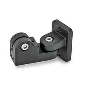  GKF Joint clamps, aluminum Surface: 2 - Black, textured powder-coated, RAL 9005