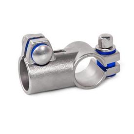 T-clamps, stainless steel