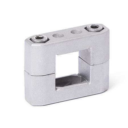  CM Tube supports, multi-piece, aluminum d<sub>1</sub> / s<sub>1</sub>: V - Square
Surface: 8 - Blasted, matt, blasted, matt
