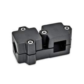  TM T-clamps, multi-piece, aluminum 