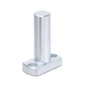 Flanged mounting bolts for clamp mountings / profile systems