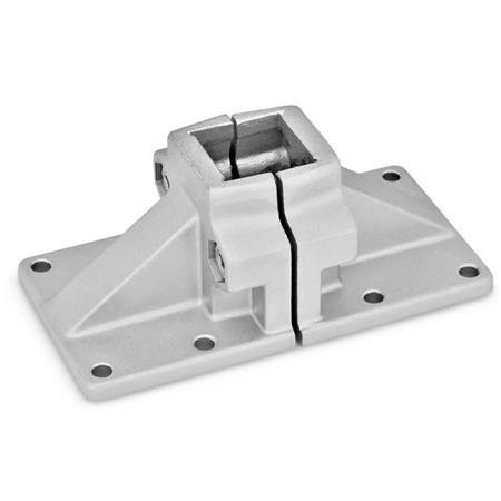  BMT Base clamps, multi-piece, aluminum d<sub>1</sub> / s: V - Square
Surface: 8 - Blasted, matt, blasted, matt