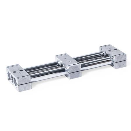  VDSE Double tube linear units with one single guide element, standard lengths 