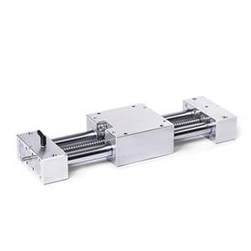 PD1DK Precision double tube linear units with one double guide element and recirculating ball screw, configurable 