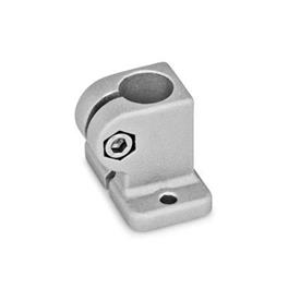  BKZ Fuß-Klemmverbinder, mit zwei Befestigungsbohrungen, Aluminium Oberfläche: 8 - gestrahlt, matt